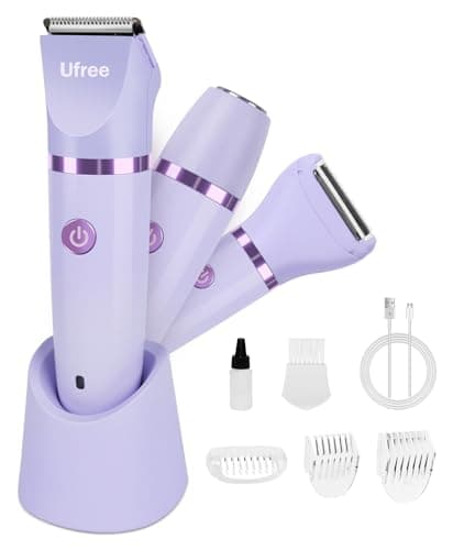 Purple Ufree bikini trimmer with ceramic blade