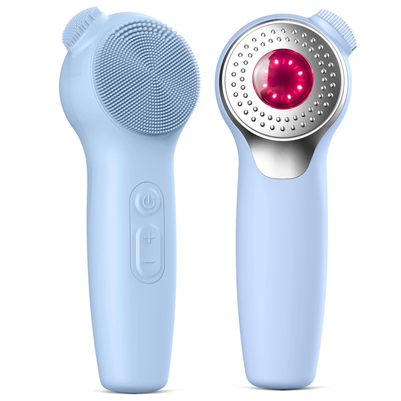 Urbuti LED facial cleansing brush in hand