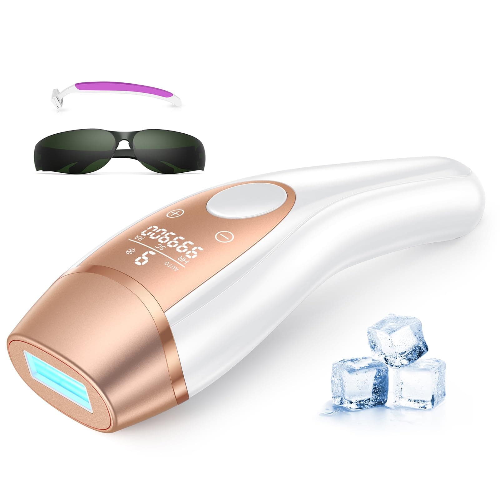ZAIRUZ IPL hair removal kit with accessories