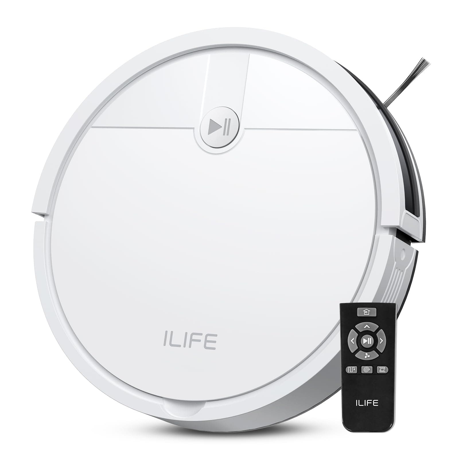 ILIFE V2 robot vacuum on hardwood floor