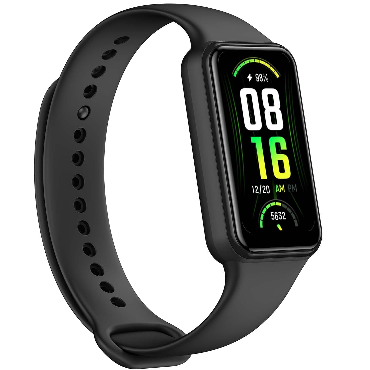Amazfit Band 7 fitness tracker with black strap