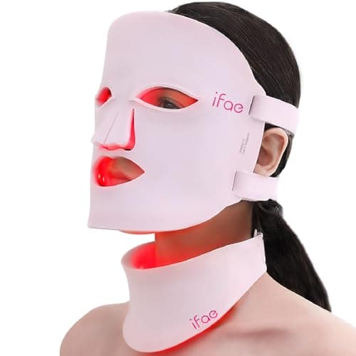 IFAE pink LED mask with remote