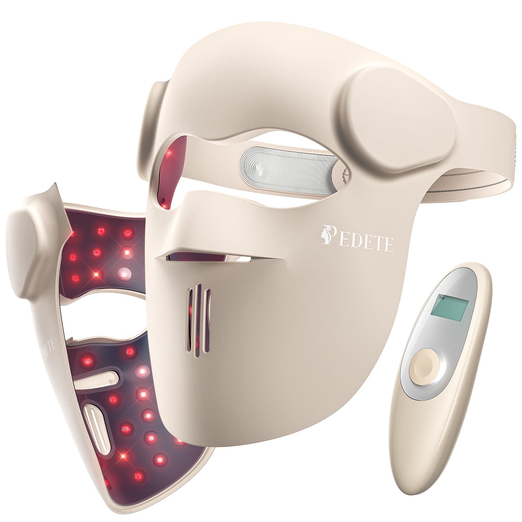 Pedete 9-mode LED mask with charging base