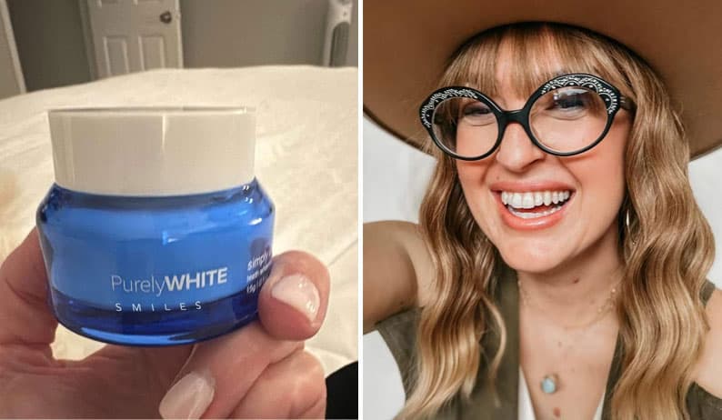 PurelyWHITE Deluxe whitening powder and brush