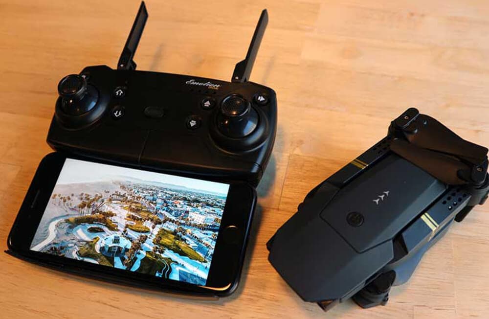 Skyhawk 4K drone promotional shot