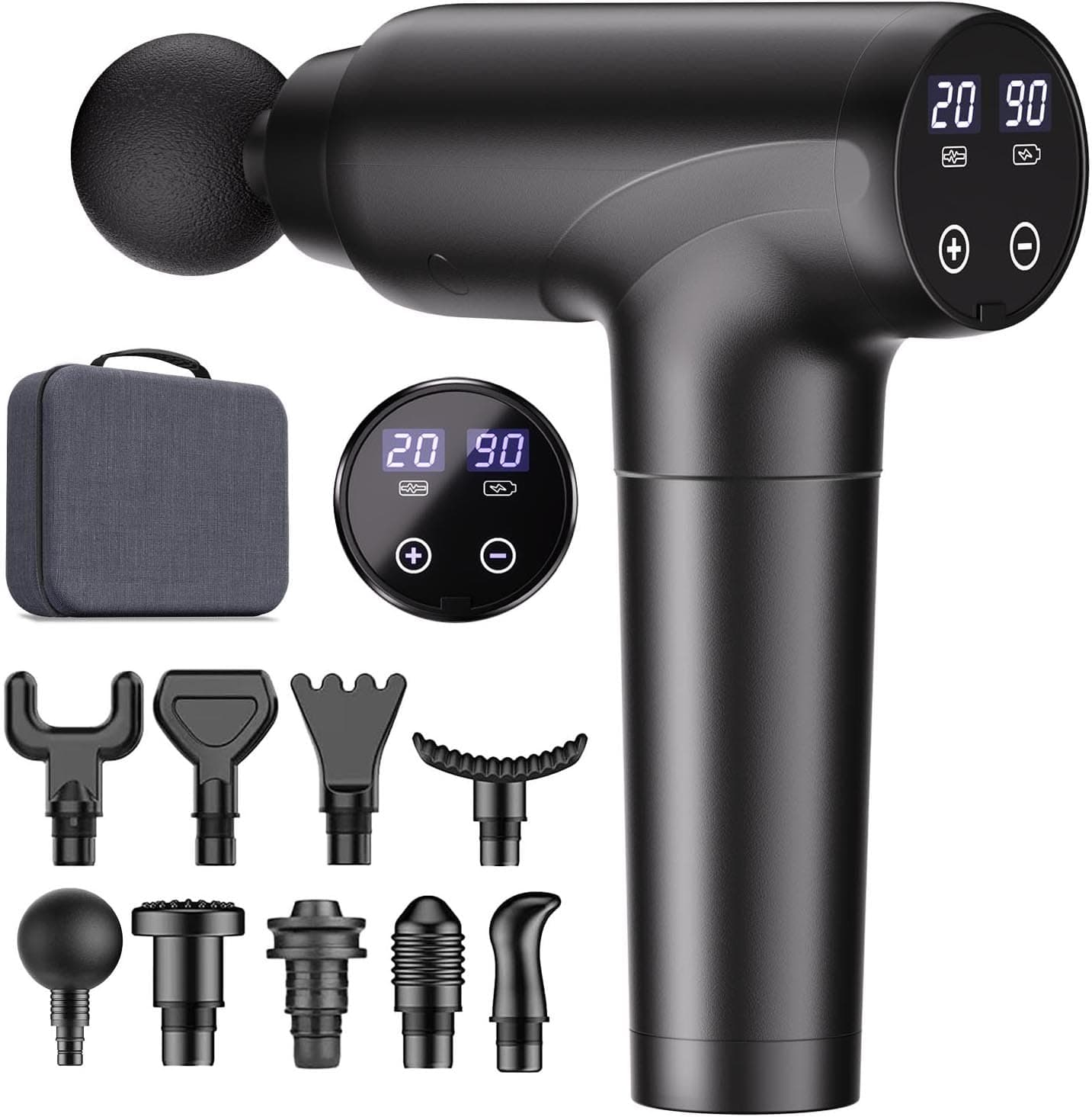 cotsoco massage gun kit with attachments and case