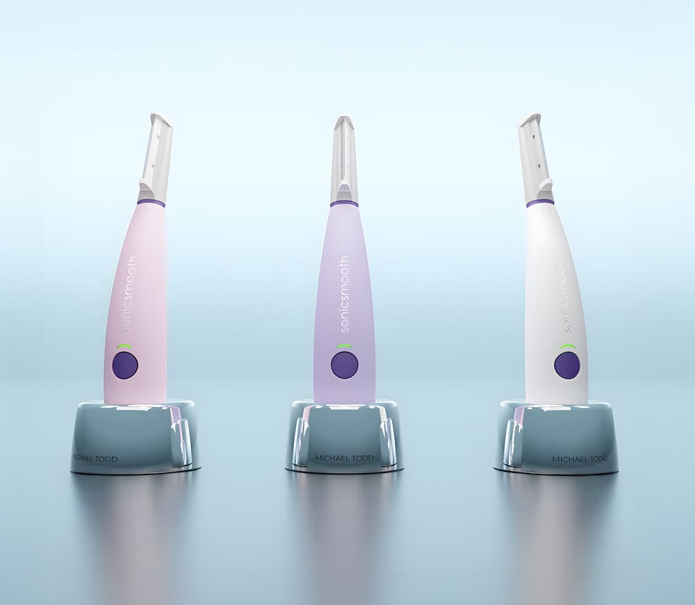 Michael Todd Sonicsmooth Pro+ dermaplaning tool with accessories