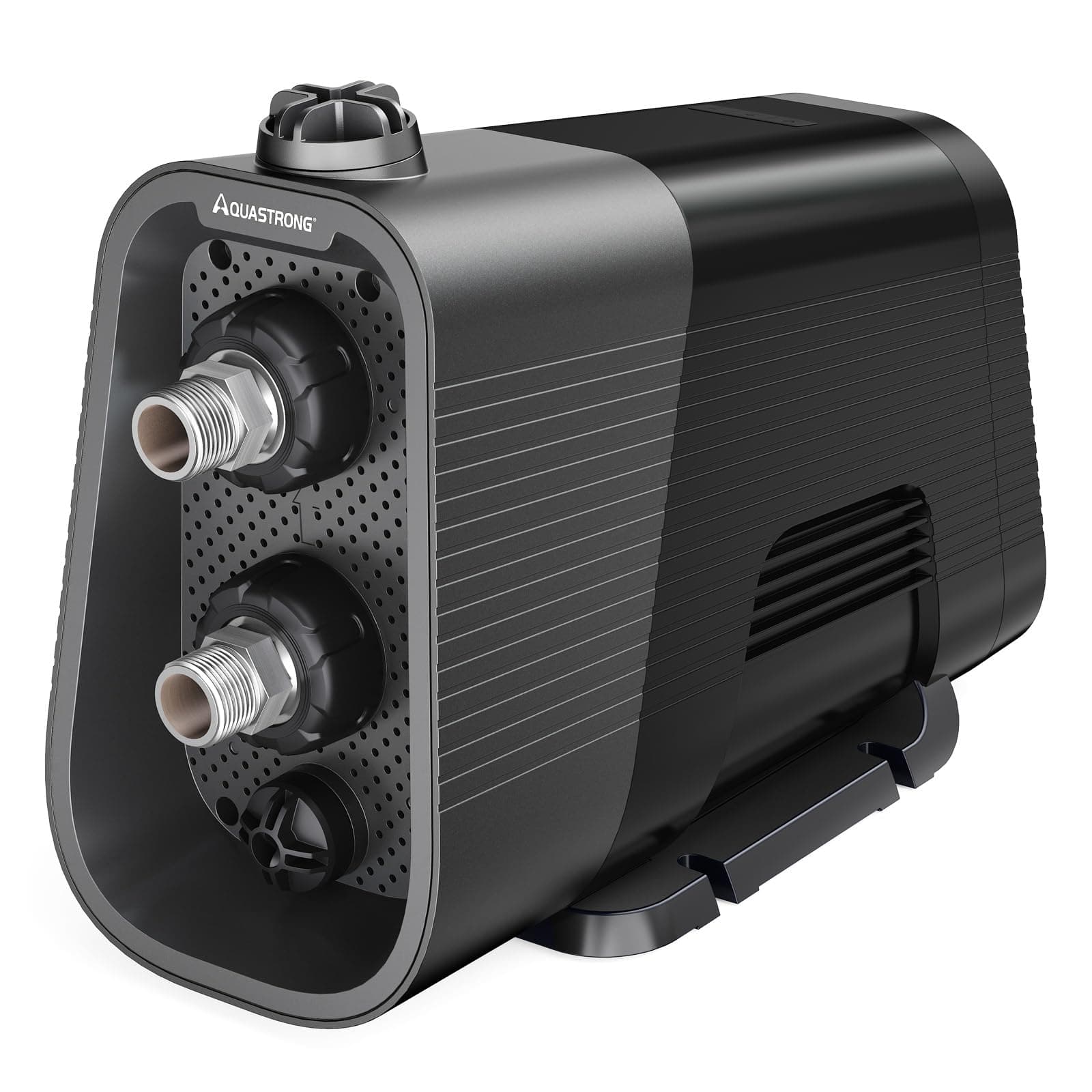 Aquastrong Whole House Water Pressure Booster Pump 80 PSI, 115V Automatic Variable Speed, Constant Pressure, Integrated Design, Self-Priming, for Home, Apartment, Shower, Garden, Shallow Well,Smart 45